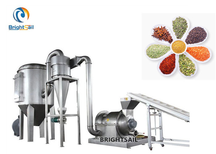 Ss304 Spice Pepper Powder Making Machine Cinnamon Coriander Hammer Mill