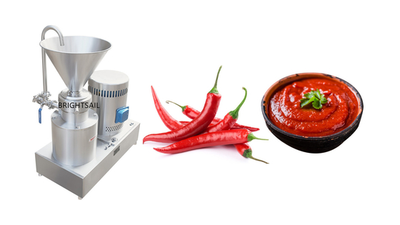 Chili Colloid Mill Machine stainless steels SUS 304 spice chilli Colloid Mill From Brightsail
