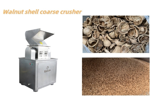 Stainless Steel Walnut Shell Coarse Crusher  Walnut Shell  crusher machine food grinder powder making with CE