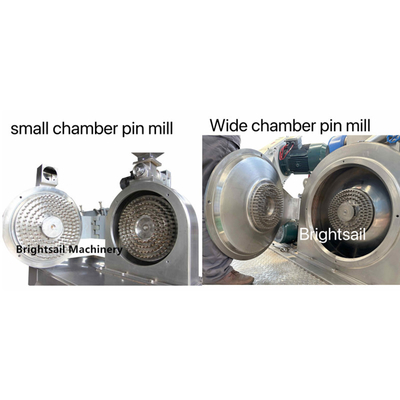 Brightsail Sesame wide chamber pin mill  Sesame High Speed Pin Mill food powder making machine