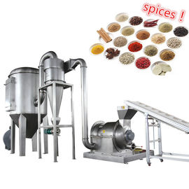 Ss304 Spices Powder Making Machine Chili Hammer Mill 10 To 80 Mesh With Ce