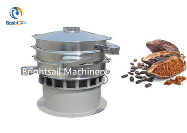 Round Food Grade Powder Sifter Machine Sugar Cocoa Flour Sifting 10-120 Mesh