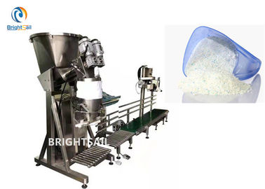 Auger Chemical Bag Packing Machine , Detergent Soap Packaging Machine Stable