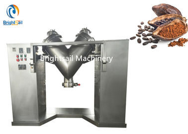V Shape Food Powder Machine Dry Cocoa Flour Powdered Milk Blending 50-5000L