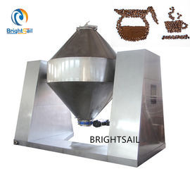 Double Cone Food Powder Machine Coffee Cocoa Flour Mixing Equipment Stable