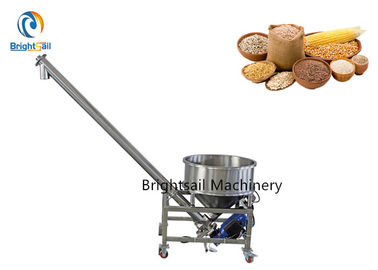 Grain Powder Conveying Systems Rice Wheat Peas Screw Type With Ce Certification