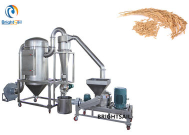 Rice Husk Wheat Bran Flour Mill Grinder Big Capacity For Grain Powder Making