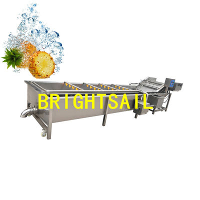 1750kg Fruit Frequency Control Vegetable Bubble Washer