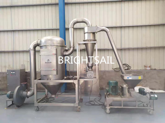 Capacity 100kg/H SS Ginger Powder Processing Machine