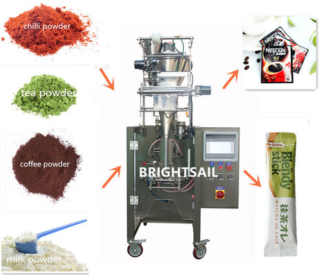50g Filling Weight Semi Automatic Powder Sachet Filling Machine For Pillow Bag