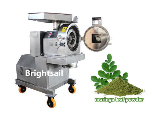 CE Dried Moringa Leaf Grinding Machine 10 To 120 Mesh Powder Fineness