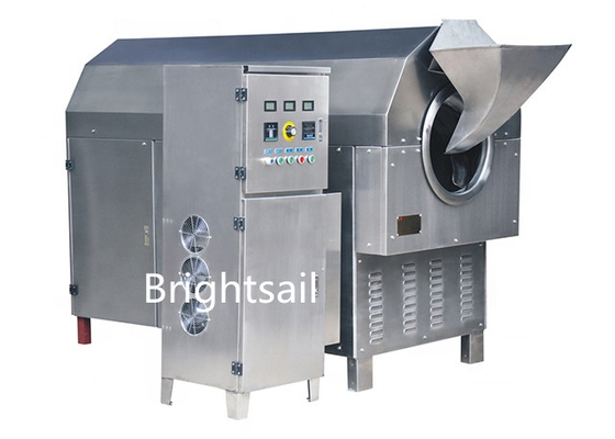 SS316 Electric Nut Roasting Machine Food Processing 30-450kg Per Hr Capacity