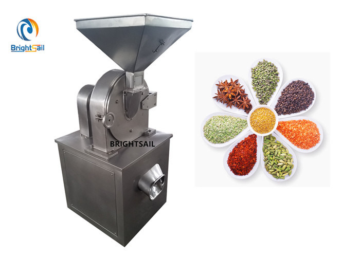 Ss304 Spice Powder Crusher Machine Black Pepper Turmeric Pulverizer