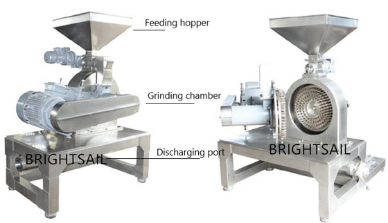 Industrial Rice Flour Mill Grinding Machine Dry Food Pin Mill Grinder