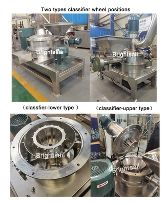 Sus 304 Moringa Leaves Pulverizer machine leaf powder ACM Grinder from Brightsail