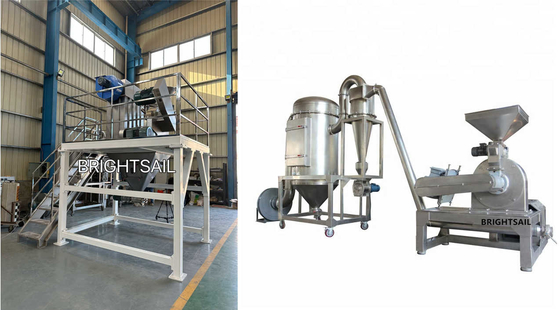 Titanium Dioxide Pin Mill Grinder wide chamber pin mill with Stainless Steel Titanium Dioxide powder grinding machine from Brightsail