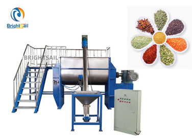 Stainless Steel Dry Spice Powder Machine Blender Seasoning Flour Ribbon Mixer