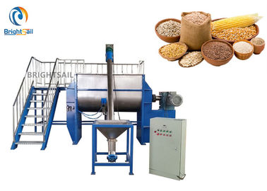 High Efficiency Blender Grain Powder Machine Animal Feed Corn Flour Ribbon Mixer