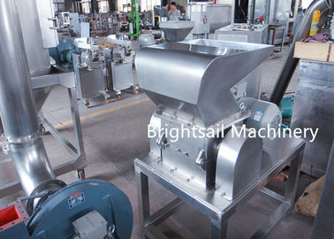 Horizontal Herb Powder Crusher Machine Ginseng Root Granules Making Machine