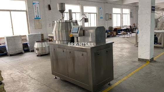 Medical Wet 22kw Rapid Mixture Granulator With Conical Hopper Tank