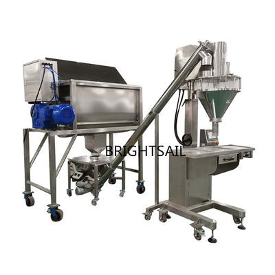 Semi Automatic Auger Screw Powder Filling Machine Heat Sealing