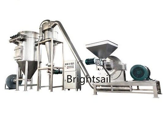 Food Crushing Sus Chili Grinder Machine / Equipment 12 To 120 Mesh Fineness