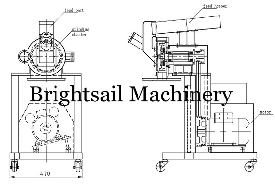 10 To 120 Mesh Spice Powder Machine Multifunction Cassia Bark Pulverizer Mill