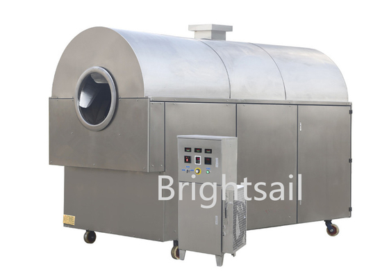 Food Processing 4kw Industrial Coffee Roasting Machine Large Capacity 10 To 300kg Per Hr