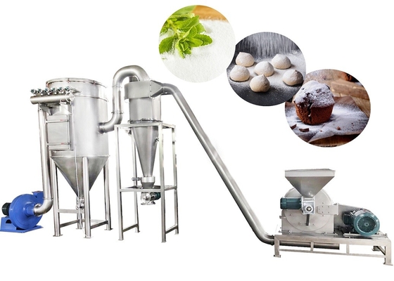 Food Industry Sugar Milling Machine 12 To 120 Mesh Powder Making