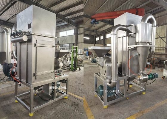 Food Industry Sugar Milling Machine 12 To 120 Mesh Powder Making