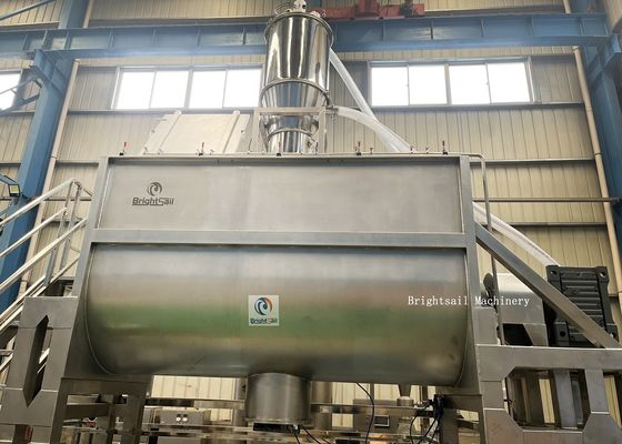 Phosphate Powder & MSG Ribbon Mixer — Stainless Steel Horizontal Powder Blending Machine