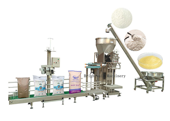 Customized 5 To 50kg Powder Packing Machine Stainless Steel For Large Bag