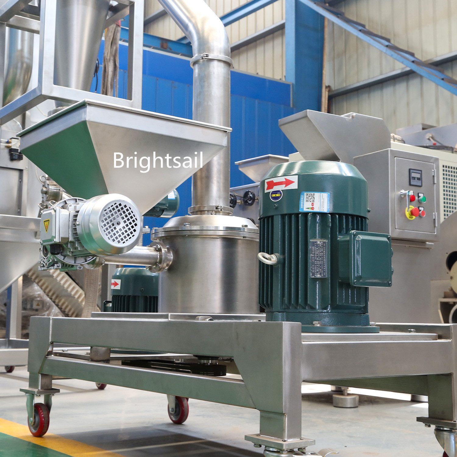 Erythritol Air Classifier Mill Grinder Machine Sucralose Grinding ...
